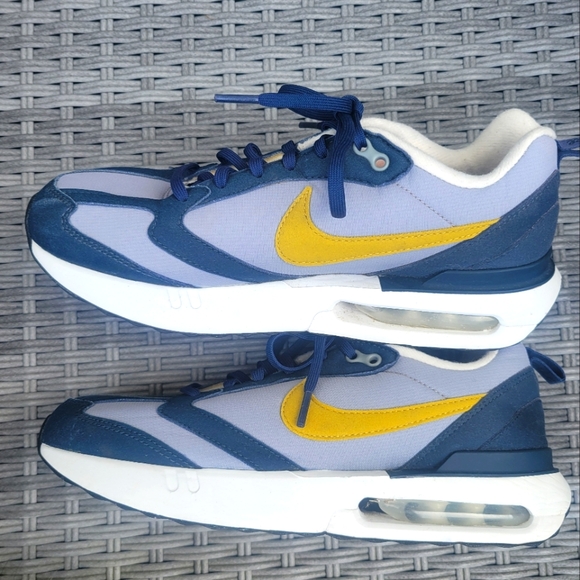 Nike Air Max Dawn Particle Grey Dark Citron - Picture 1 of 7